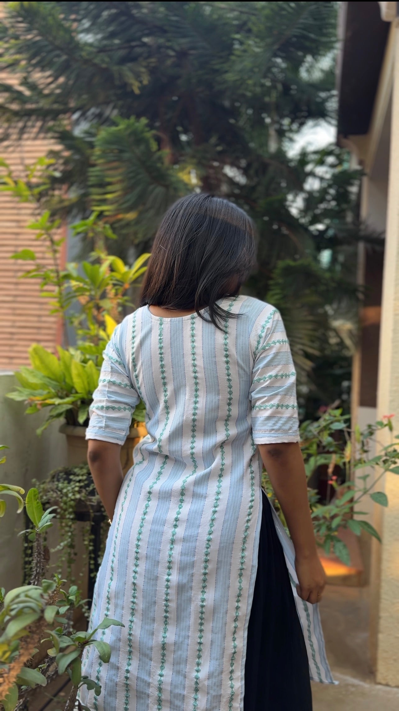 Junoon (Soft pastel striped kurti) - Image 5