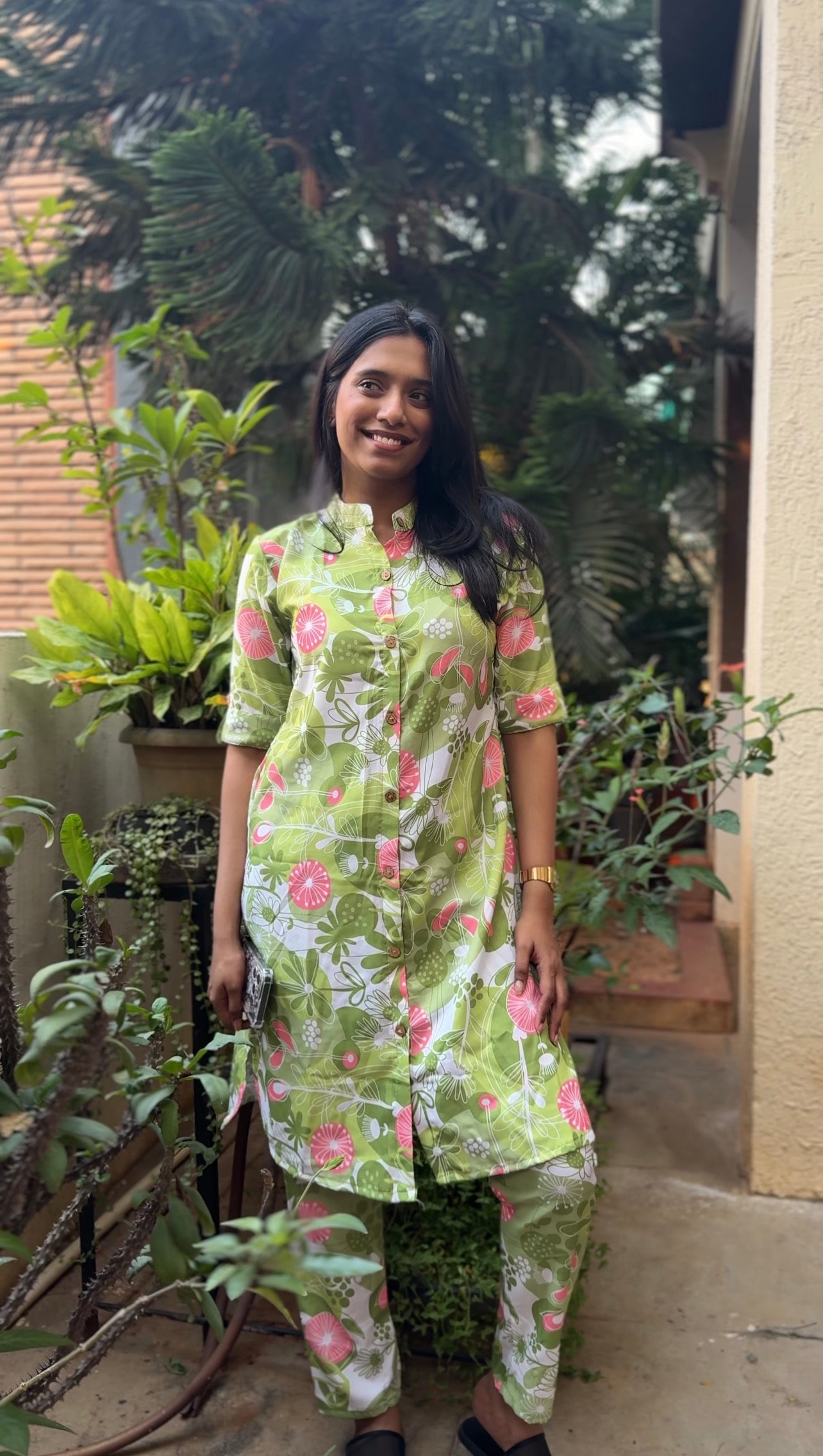 Hariyali (Fresh green floral coord set) - Image 5